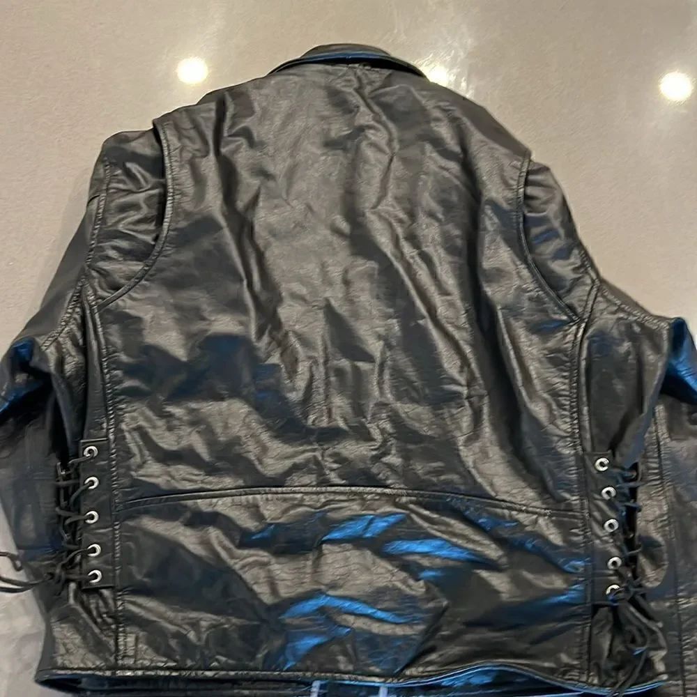 Unik Premium Leather Motorcycle Jacket - Picture 2 of 13